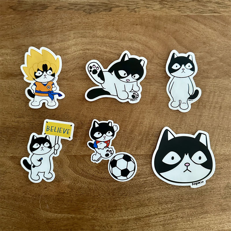 Current Lineup of Ollie Stickers